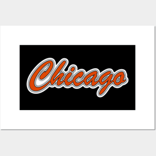 Football Fan of Chicago Posters and Art